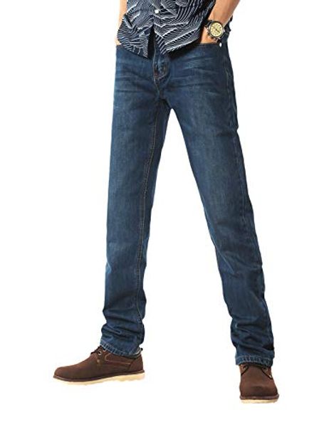 

demon 802 series men's straight leg regular fit jeans, Blue