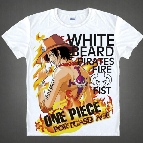 

новый аниме мультфильм one piece обезьяна d. луффи ророноа зоро нами тони измельчитель 3d печатных женщин / мужчин с коротким рукавом мужска, White;black