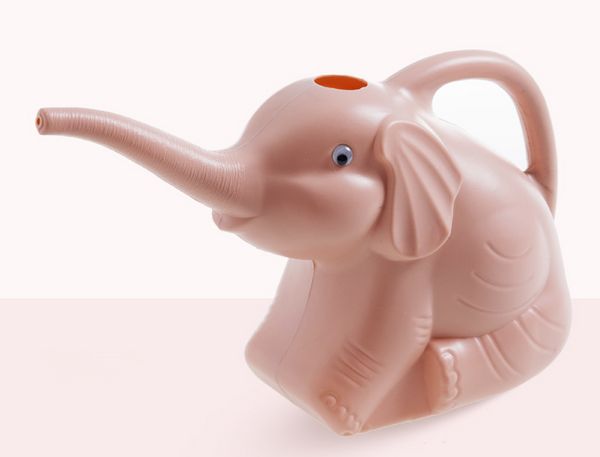 

cute elephant watering can long mouth watering can gardening gadgets plant flowers potted pot q076