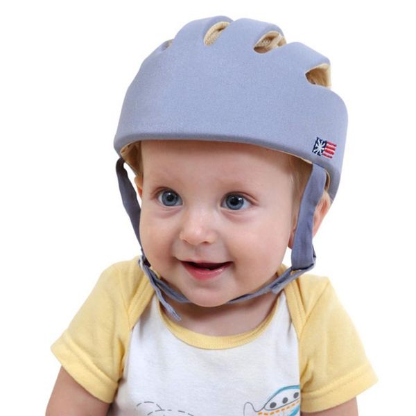 

baby hat kids safety helmet infants newborn toddlers head protection helmet cap walk anti collision panama for baby boys girls, Yellow
