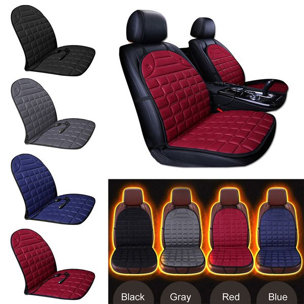 

2pc 12v heated car seat cushion cover seat ,heater warmer , winter household cushion cardriver heated 52*8*26cm