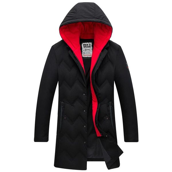 

2018 winter jacket men casual 90% white duck down jacket thick hooded male clothes mens black warm coat casaco masculino xd596