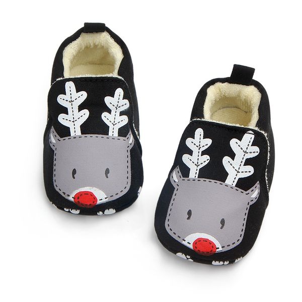 

0-18m infant baby boy girl shoes cute elk bear cartoon soft bottom shoes kids prewalker sneakers first walkers