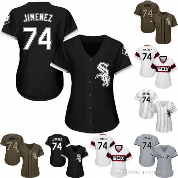 

Womens #74 Eloy Jimenez Jersey Chicago Eloy Jimenez Best Seller White Sox 100% Stitched Baseball Jerseys Free Shipping