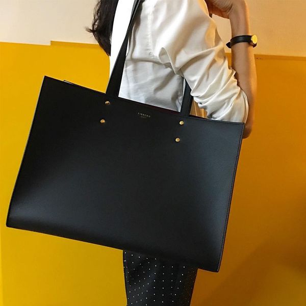 

bag fibreno сумка женская сумка плеча большой емкости корейской версии простого моды commuter женская рука