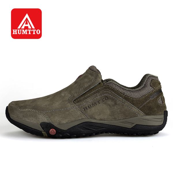 

humtto outdoor walking shoes men trekking climbing camping leather sneakers winter sports light non-slip wearable