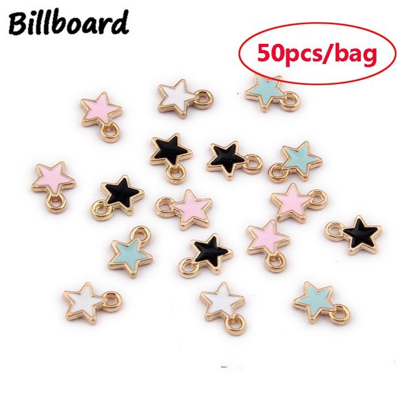 

enamel charms for jewelry making floating charms for living lockets zinc alloy metal trendy mini star 50pcs/bag charm diy clip, Bronze;silver
