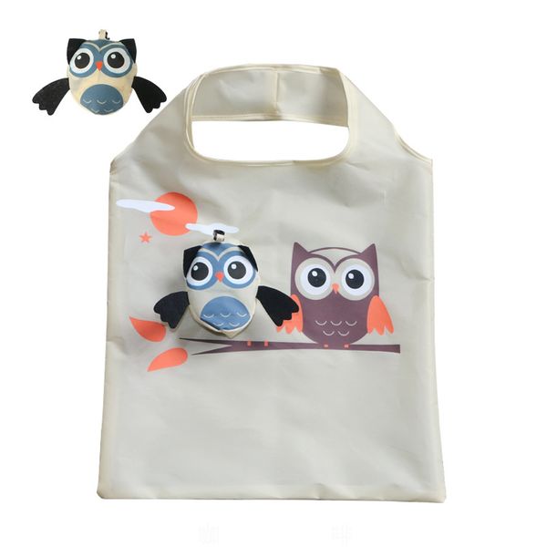 

portable shopping bag eco friendly foldable grocery bags birds pattern large capacity tote reusable shopping bag bolsa masculina