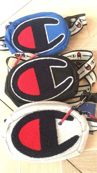 

embroidery champions one-shoulder bag fanny packs belt waist bags fashion men women travel shop hip hop cross body chest bag c3157