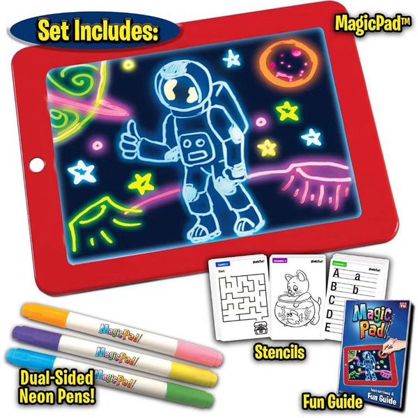 

3d magic pad pad детская доска для пазлов 3d art board magic pad create art light up блокнот для рисования
