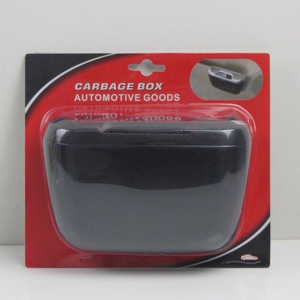 

2 pcs car trash dustbin rubbish bin storage case accessories portable for travel vs998