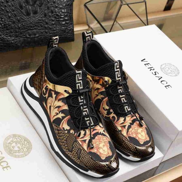 

new banquet casual shoes wild men's classic luxury shoes breathable fashion shopping advanced outdoor sports shoes, Black