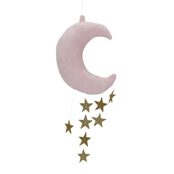 

golden star moon wall hanging ornaments for home kids room decor