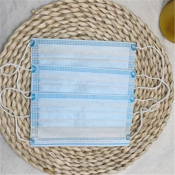 

dhl ship 100cm diy handmade three party mask blue layer can make 10 12 1pcs non woven dustproof masks material 79zo