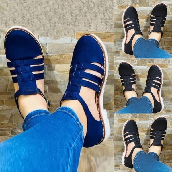 

women gladiator sandals summer shoes woman hollow out flat sandals ladies casual soft bottom female beach sandal#0428, Black