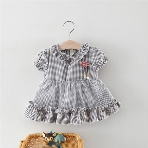 

2019 toddler kid children baby girls dresses clothes ruched ruffles patchwork tulle skirt party princess dresses girl costume, Red;yellow