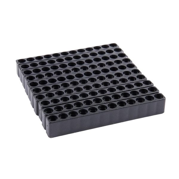 

10pcs 12-hole screwdriver bit holder box block black for six angle 6.35mm handle