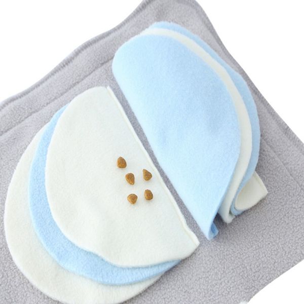 

high-grade polar fleece blanket kennel pet training game doghouse mat pet sniffing blanket training supplies