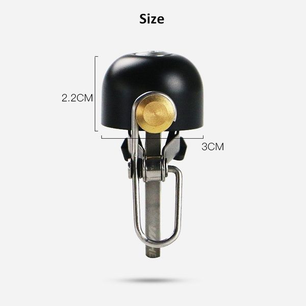 

folding bicycle bell retro copper bell mountain bike horn dead flying bike riding accessories new