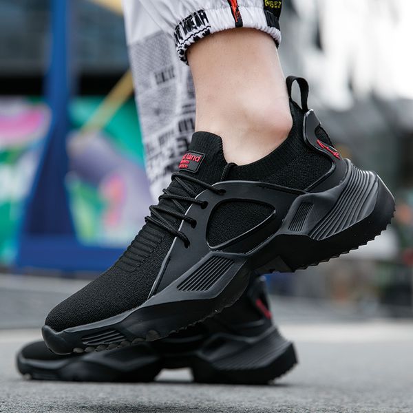 

men lightweight running shoes couple breathable sports sneakers lace up walking jogging athletic footwear zapatillas hombre new
