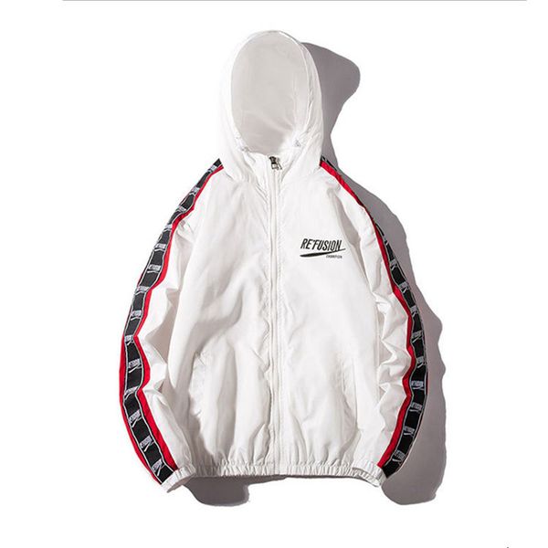 

spring autumn jacket men 2019 new jackets men casual hip hop patchwork color windbreaker hooded jacket coat zipper parka, Black;brown