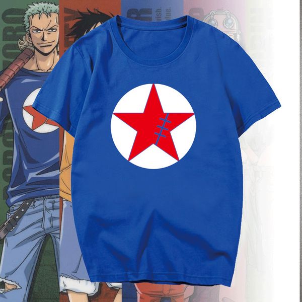 

anime one piece zoro cosplay t-shirt men t shirt tees, White;black