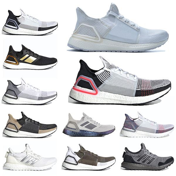 

ultra boost 5.0 6.0 men running shoes ultraboost 19 gray purple laser red mens sports sneakers size 36-45 wholesale