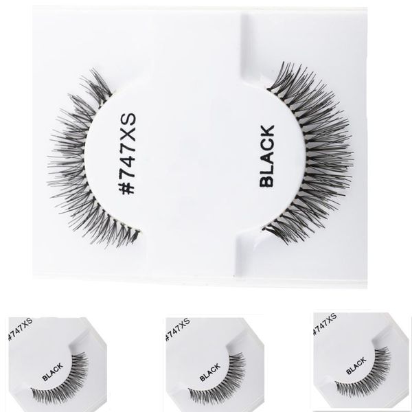 

cross slim thick eye lashes pure handmade cotton stems false eyelashes naturally short paragraph daily makeup fake eyelashes