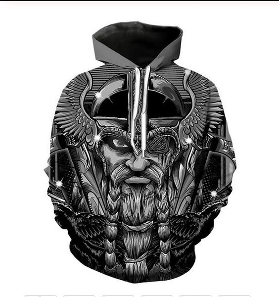 

new fashion women/men's tattoo casual 3d printed crewneck sweatshirts hoodies sportwear coat wr248, Black
