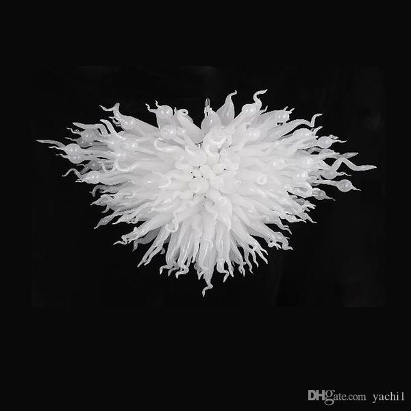 

modern100% hand blown glass transparent chandeliers light modern crystal murano glass design chihuly style chain chandelier pendant lamps