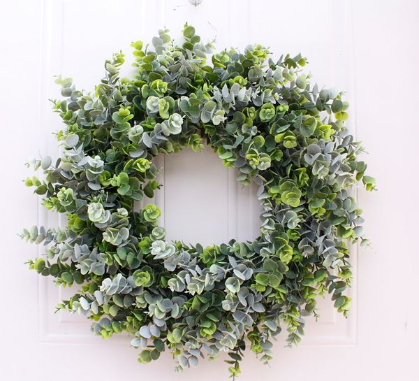 

christmas wreath home decorations hawaii party artificial flowers farmhouse door decor new year wreaths sinterklaas decoratie