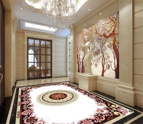 Custom 3d Floor Wallpaper 3d Pattern Effect Floor Mural Wallpaper European Style Beautiful Wallpaper Free Desktops Wallpaper Free Download Wallpaper