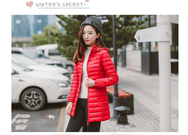 

winter female fashion down cotton casual candy color women stand collar anorak female parkas with zipper fly, Black