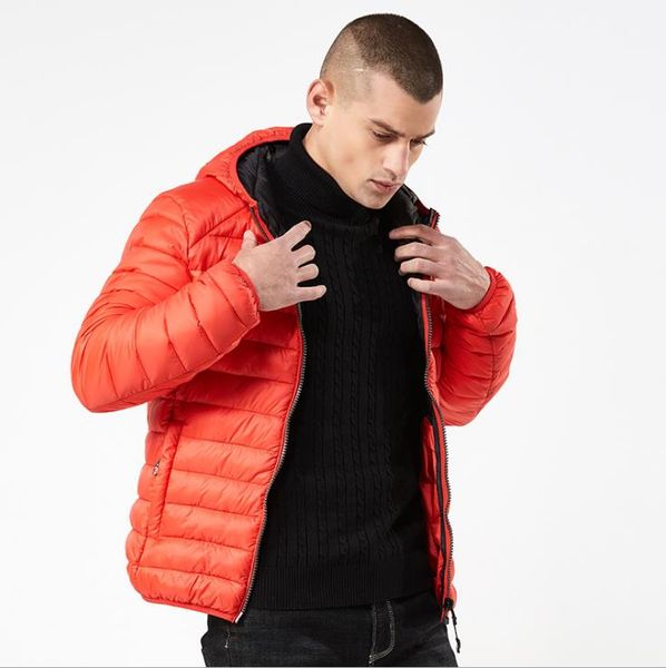 

winter new cotton coat designer men's simple light warm clothes hooded multi-color foundation bread clothing men jacket, Black;brown