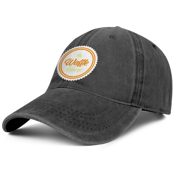 

stylish the waffle house logo denim baseball cap golf personalized hats cofe white logos franchise new waffle house nelvana, Blue;gray