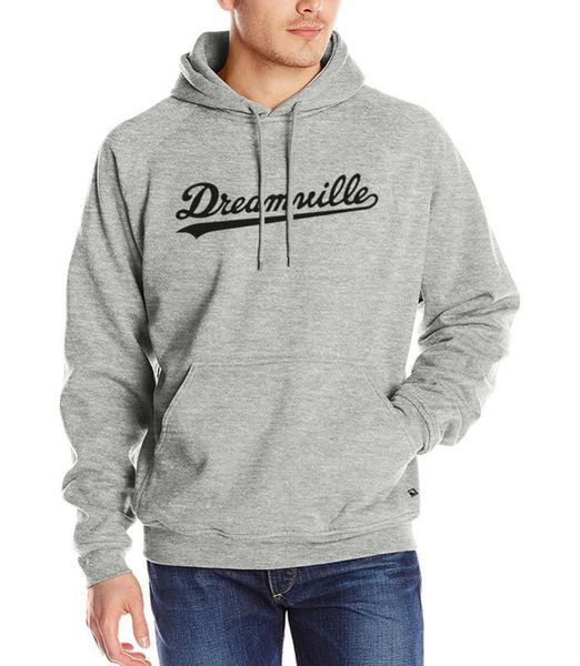 

wholesale autumn hipster dreamville j. cole sweatshirts winter dv men hooded hip-hop brand tracksuits male kpop fashion, Black