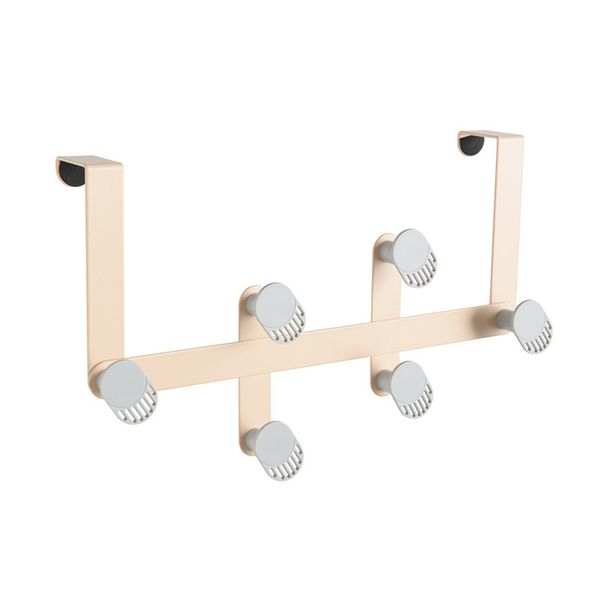 

organizing clothes holder multifunction hooks non slip home space saving easy use door hanger punch no trace convenient