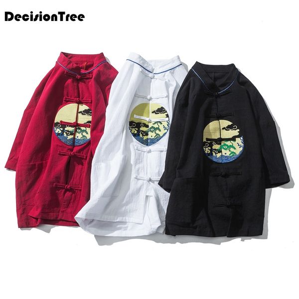 

2020 shirt men patchwork printing shirts men half sleeve fit streetwear camisa masculina shirt, Red