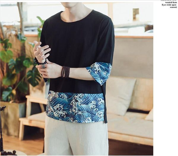 

mens designer t shirt fashion 2020 new summer tees breathable loose long sleeves print luxury t-shirts, White;black