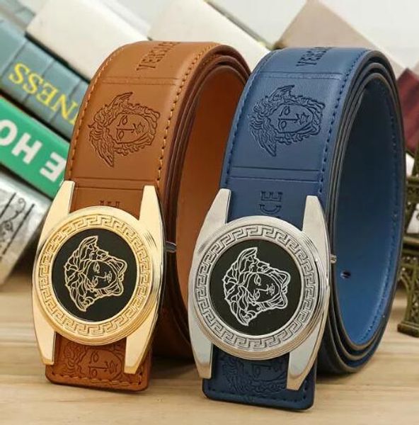 

Лучшие кутюрье Medusa твердого пряжки пояса высокого качества из натуральной кожи п