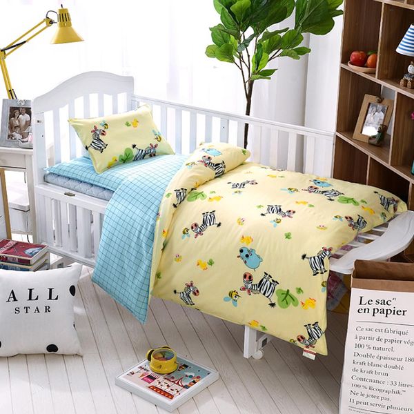 BABY BEDDING SET BUMPER-PILLOW-QUILT COVER fit Cot 100/% cotton 3 PIECES NURSERY