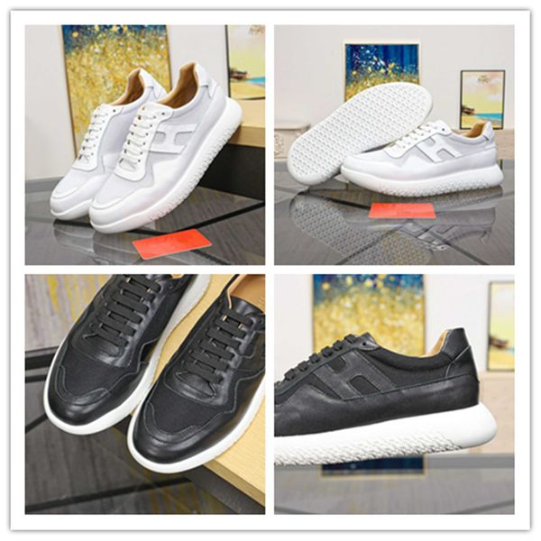 

the world's brand luxury quality upper foot high-end low-key luxury original non-slip wear-resistant rubber outsole comfortable and bre, Black
