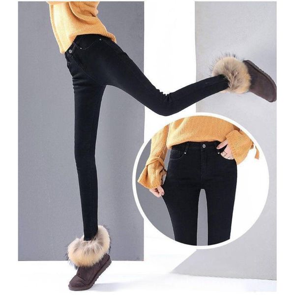 

vintage jeans woman high waist light blue boyfriend jeans for women slim pencil women's cowboy pant #3, Black;white