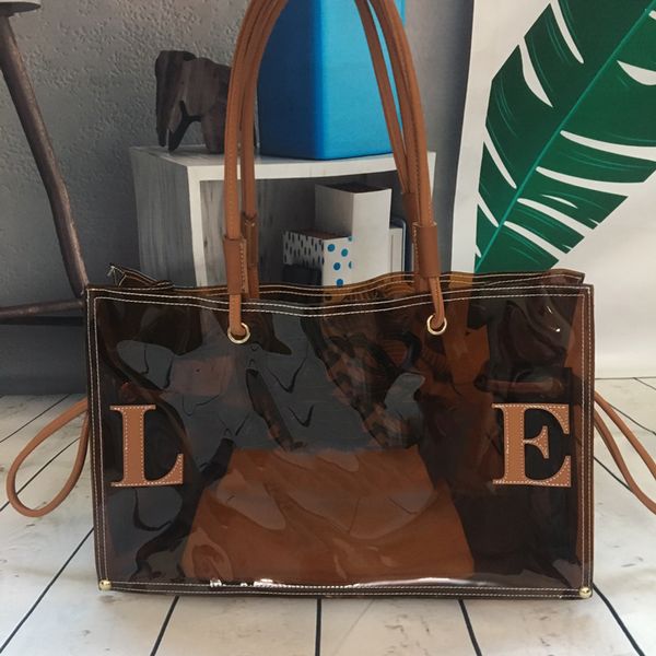 

handbags large shoping bag tote bags ladies plain letter pvc leather belt iing casual hand bags