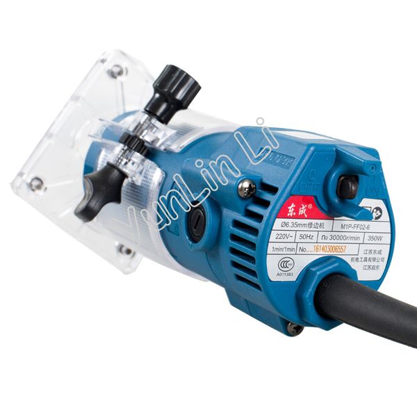 

6.35mm and 1/4" woodworking trimmer tool 530w/550w power electric router for wood work m1p-ff03-6