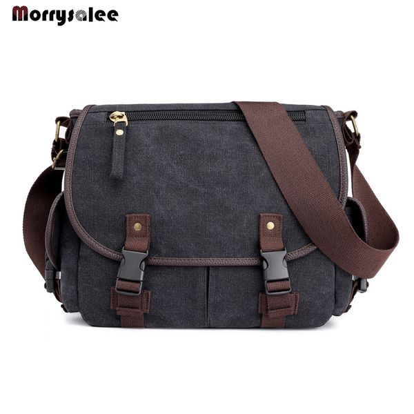 

men's briefcases shoulder bag travel crossbody bags causal canvas messenger bag 2019 new men's multi-function