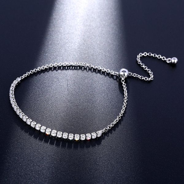 

2019 sale fashion jewelry crystal heart charm bracelet crystals from swarovskis for women's gift, Black