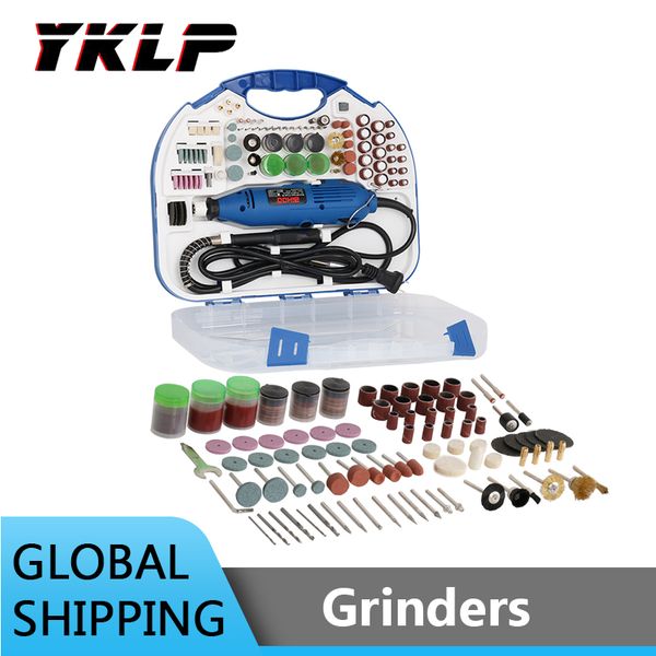 

220 211pcs electric grinder с регулируемой частотой вращения полировка сверлильный станок роторный инструмент