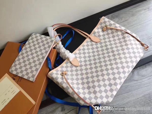 

wholesale fashion brand female designer bags mother bag checks canvas handbags shopping bag casual alphabet handbag n41360