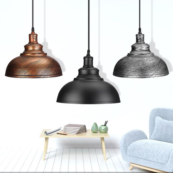 

vintage pendant lights industrial pendant lamp loft bronze color iron hanging lights for restaurant dining room study hanglamp